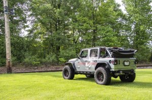 Jeep Wrangler Unlimited JLU Rear Bumper - Fishbone Offroad - Bumper Delete - Black - `18-`27